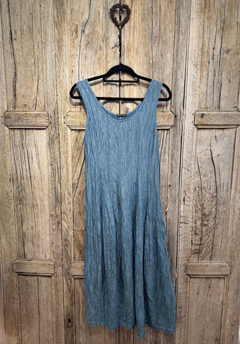 Preloved Grizas Long Sleeveless Blue Dress