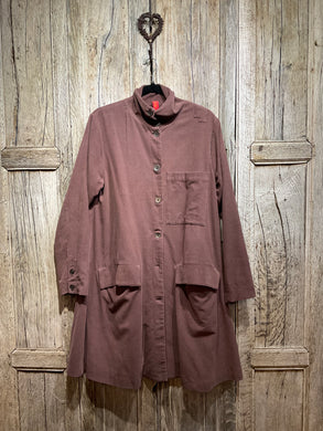 Preloved Needlecord Burgundy Jacket