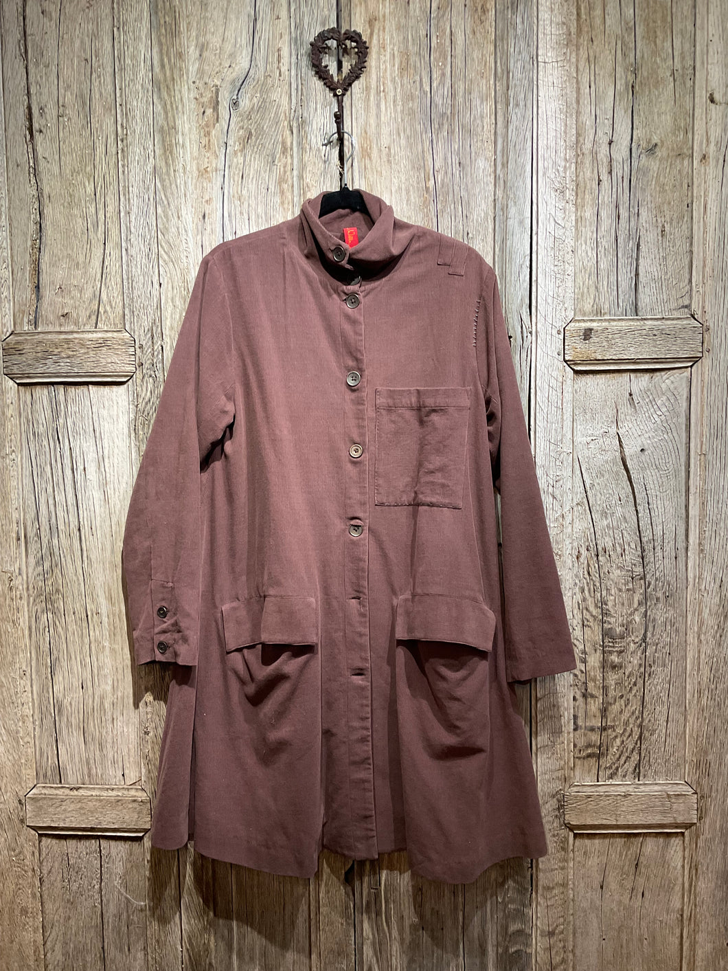 Preloved Needlecord Burgundy Jacket