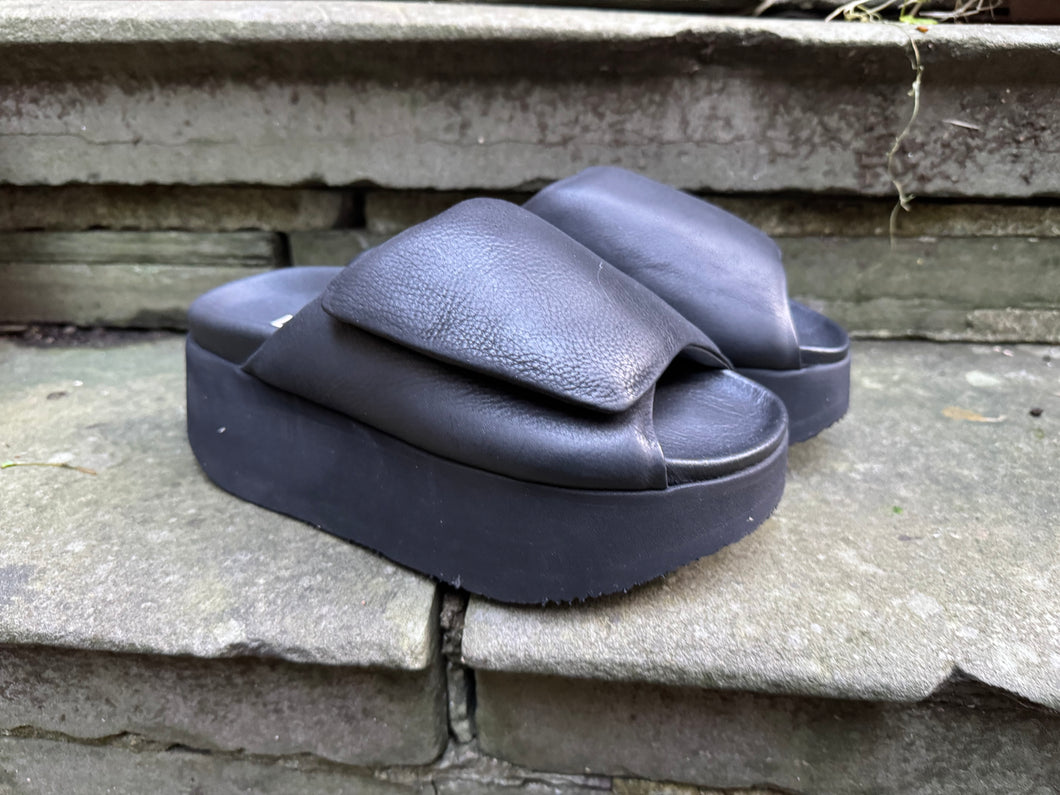 Lofina Gasoline Nero Chunky Mule 7160 EU37