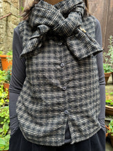 THING Anthracite Soft Check Scarf 7328 AW26