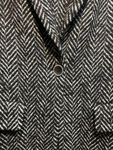 Preloved Luisa Cerano Black and White Herringbone Jacket