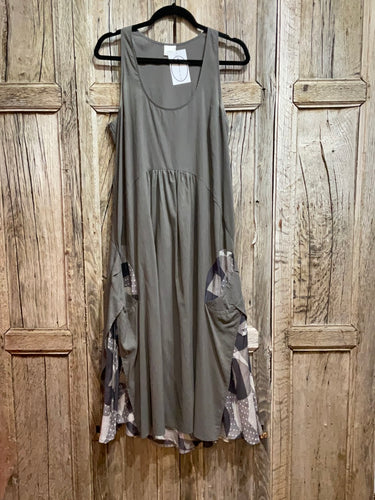 Preloved Crea Concept Taupe Sleeveless Dress