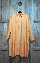Preloved ESKANDAR Orange Stripe Shirt Dress