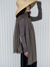 Oats & Rice Weaver Green Cashmere Scarf OR25-S01