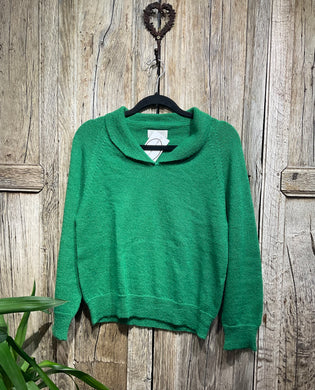 Preloved TOAST Emerald Green Knit Jumper