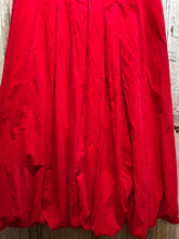 Preloved Cabbages and Roses Red Needle Cord Dress