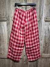 Alembika Red Check Trousers SP603C SS25