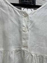 Preloved BARBARA LANG, White Cotton Dress