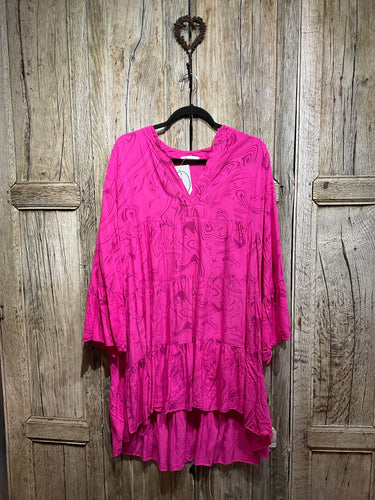 Preloved Misumi Fuschia Pink Dress