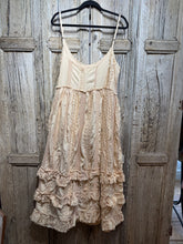 JLS Antique Cream Lace & Embroidery Cotton Sun Dress 1102