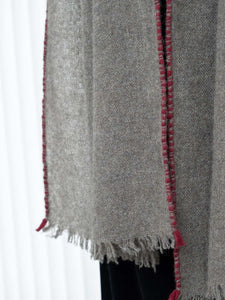 Oats & Rice Weaver Green Cashmere Scarf OR25-S01
