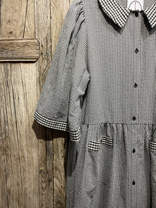 Preloved STELLA NOVA, Black Check Dress