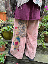 JLS Stripe Appliqué Wide Leg Trousers 1079