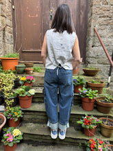 Ewa I Walla Pomona Striped Linen Vest Top 33413 SS26