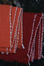 Oats & Rice Weaver Cashmere Scarf Brick Red OR25-S01