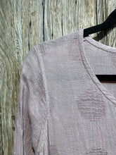 Preloved Grizas Mauve Spot Linen Jacket