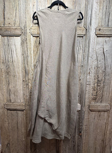 Preloved Ralston Taupe Linen Dress
