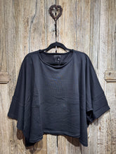 Sort Aarhus Black Oversized Jersey Top SA2174 SS26