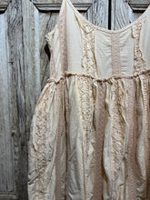 JLS Antique Cream Lace & Embroidery Cotton Sun Dress 1102