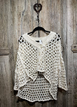 Preloved LURDES BERGADA Cream Open Knit Cardigan