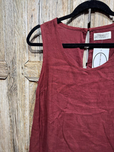 Preloved Toast Sleeveless Linen Dress