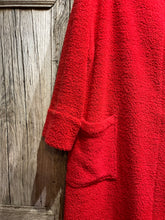 Preloved SAHARA Red Wool Coat