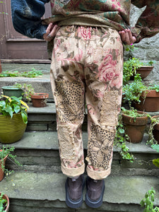 JLS Floral Cotton Print Trousers 1131
