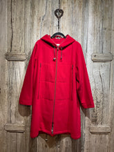 Preloved Pret Pour Partir Red Wool Mix Coat