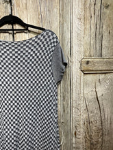 Preloved SARAH PACINI Checkerboard Grey Tunic