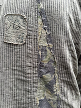JLS Button Up Reversible Grey Long Duster Dress Coat D39
