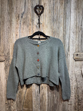 Handknits by ME Recycled Denim Crop Cardigan