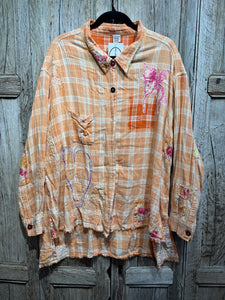 Magnolia Pearl Preloved YD Check Adison Workshirt 1441