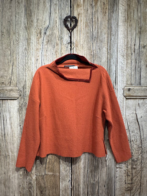 Preloved Elemente Clemente Orange Wool Jumper