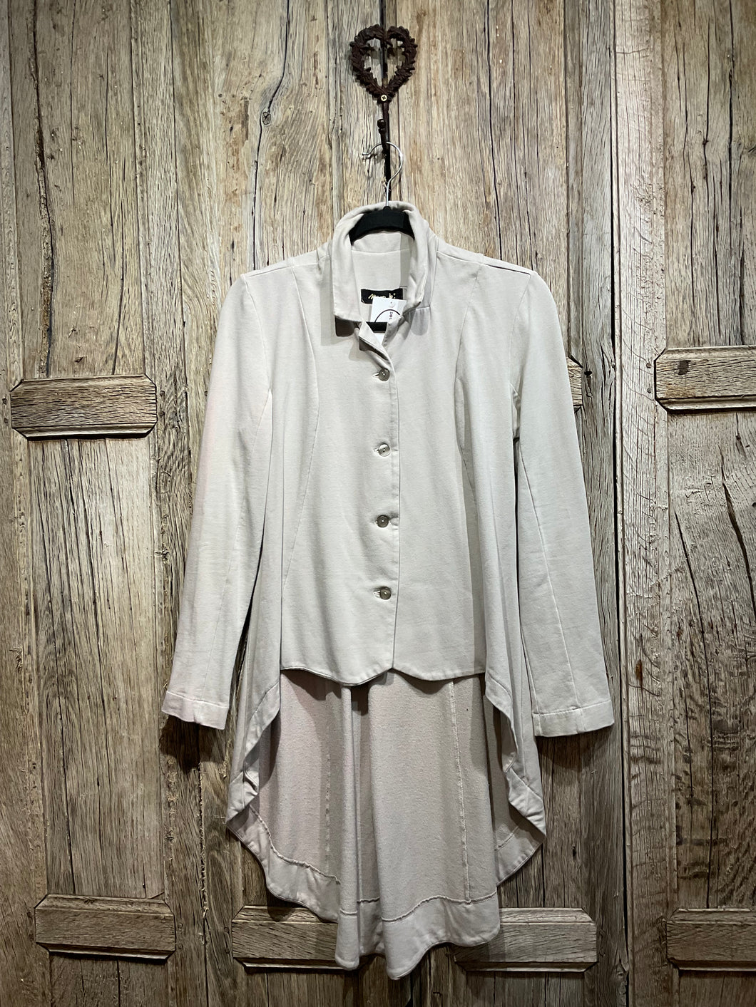 Preloved MAMA B Beige Jersey Tailcoat