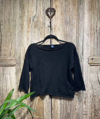 Preloved OFFICINAE Black Jumper
