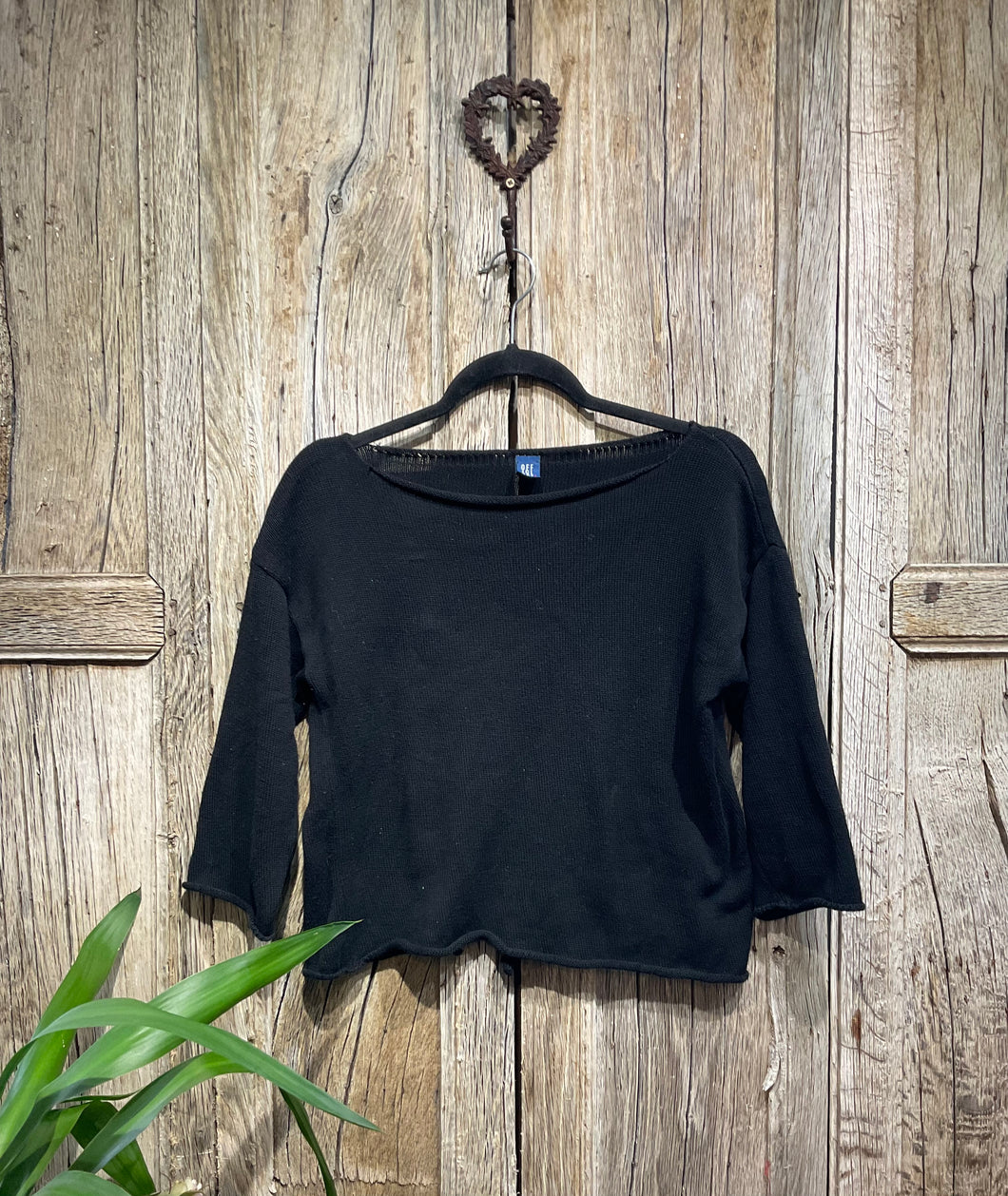 Preloved OFFICINAE Black Jumper