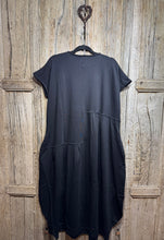 Sort Aarhus Black Jersey Dress SA3103 SS26