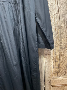 Preloved ESKANDER Oversize Front-Pleated Black Dress