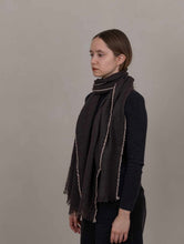 Bronte Weaver Cashmere Scarf Cacao OR26-S02