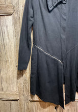 Preloved LURDES BERGADA Black Cotton Jersey Jacket with Zip Detail