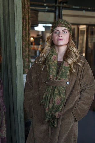 Les Ours Lilo Velour Cognac Coat AW25