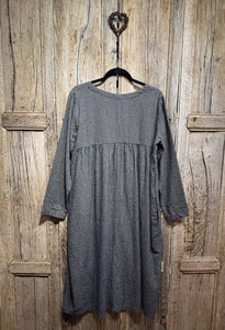 THING Navy Mini Check Dress 7085 AW25