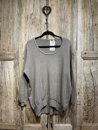 Preloved SUZY D Long Brown Sweater