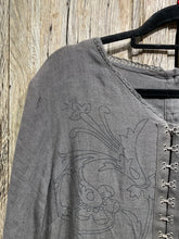 Preloved EWA i WALLA Grey Embroidery Detail Dress