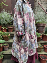 JLS Patchwork Cotton Dress Coat D56B