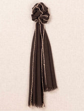 Bronte Weaver Cashmere Scarf Cacao OR26-S02