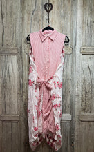 Preloved Nadir Dress Red Stripe and Floral