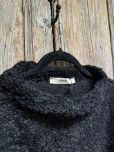 Alembika Black Wool Blend Fleece Jumper UT456S AW24