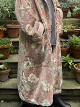 JLS Floral Velvet Coat D49I